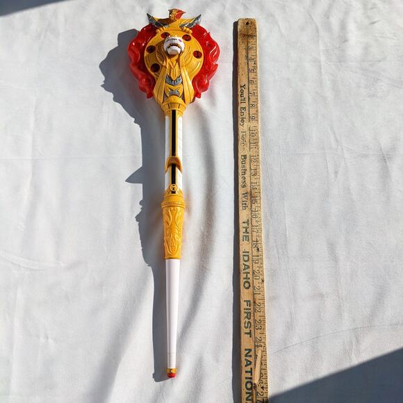 Power Rangers Mystic Force Full Size Cosplay Staff Official Bandai Light Sound - Picture 11 of 15
